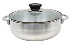 Ac10385 Hds Trading Corp Stock Pot With Glass Lid
