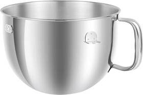 Kn2b6peh Adwrparts 6 Quart Stainless Steel Mixer Bowl With Handle Compatible Od9.6 H6.7inch Silver