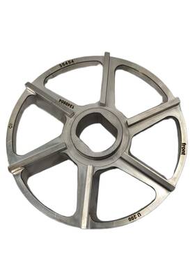 D-114 Aftermarket Meat Mincer Knife Ring Straight 6 Bladed Stainless Steel Unger System