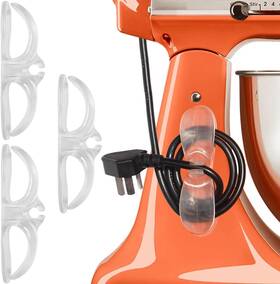 Cb02-blear3 Afuncrafter Cord Organizer For Kitchen Appliances - Clear Cable 3pcs