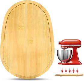 Sma-002 Aihewuwu Natural Bamboo Mixer Slider Mat For Kitchenaid 5.5-8 Quart Stand