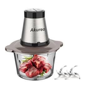 Akureo 739768083405 Kitchen In The Box Mini Food Processors Electric Chopper With Meat Gr Inch