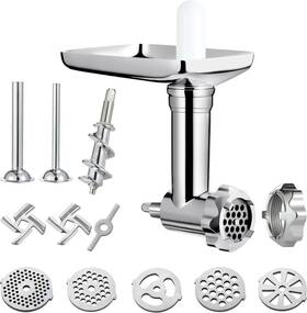 Aligat 445001966932 Metal Food Grinder Attachment For Kitchenaid Stand Mixers Includes Sausage Stuff