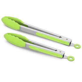 Wh-0507 Allwin-houseware W Premium Silicone Set Of 2 Cooking Tongs 9-inch And 9 Inch 12 Light Green