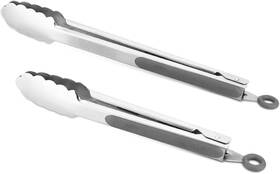 Wh-0603 Allwin-houseware W 304 Stainless Steel Kitchen Cooking Tongs 9 Inch And 12 Set Of Gray