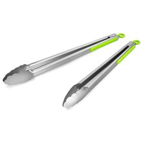 Wh-0627 Allwin-houseware W 304 Stainless Steel Kitchen Cooking Tongs 14 Inch And 16 Set Green
