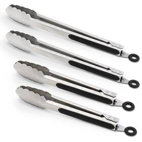 Wh-06a01 Allwin-houseware W 304 Stainless Steel Kitchen Cooking Tongs 9 Inch And & 12 Black