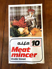 Alpha 10 By Villa Ware Polish Wooden Handle Meat Maker Orig