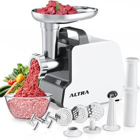 2300w Altra Life 445032460492 Electric Meat Grinder Max Heavy Duty Sausage Stuffer With 2 Blades 3 Gr