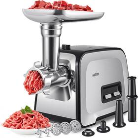 2800w Altra Life 744759667298 Meat Grinder Sausage Stuffer Max Electric Mincer With Stainless