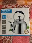 Amf-dk-2.5 Amfocus Stainless Steel Whistling Tea Kettle Stove Top Teapot Pot