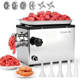 Fba-a-39b Anatole Commercial Electric Meat Grinder 1.3 Hp 950 W Heavy Duty Bones Mincer St