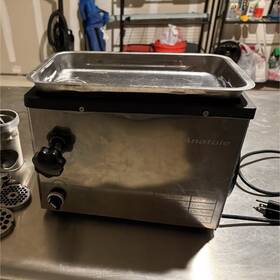 Anatole Me-12 Electric Meat Grinder 1100w Stainless Steel With Attachments