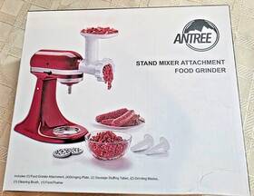 Antree 741416950540 - Kitchen Aid Food Grinder Stand Mixer Attachment 11 Pieces New