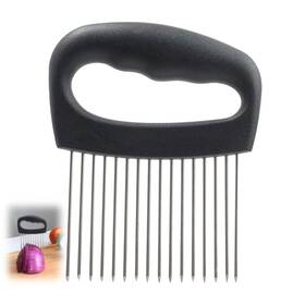 250825 Aphohome Extra-large Onion Holder For Slicing 16-prong Oversized Black