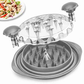 Avefare Chs001-chicken Chicken Shredder - 11inch Large Tool Twist With Brush Visib