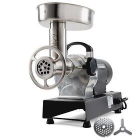 1a-eg908 Avid Armor #8 Commercial Meat Grinder 1/2 Hp Motor