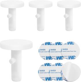 Lxz04 Axfvd Stand Mixer Attachment Holder For Kitchenaid Attachments - 4 Pcs White
