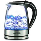 Az595a1266a2654-us Imported Brentwood Stainless Steel Royal Cordless Electric Tea Kettle
