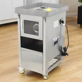 025336-25 Banfluxion Stainless Steel Meat Grinder With Tray Processor 8mm Sieve Plate 300kg/h