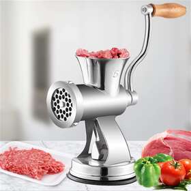 Jrjbxgjrj5dxp0001v0 Bentism Hand Operated Meat Grinder Manual 304 Stainless Steel Multi New