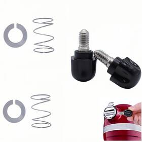 By-ks003-us Beswarmy Attachment Mixer Knobs Thumb Screw Compatible With Kitchenaid M Black