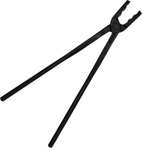Betterforge 099854455128 Universal Wolf Jaw Blacksmith Tongs 16 Inch Black