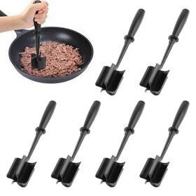 Bibabala 22418261 Meat Chopper 6pcs Heat Resistant Hamburger Grinder Ground Beef Smasher M