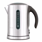 Bke700bss Breville Soft Top Pure Electric Tea Kettle Silver New