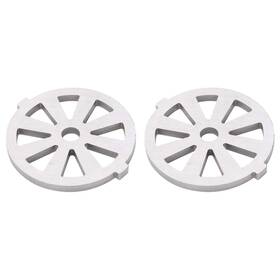 Bordstract Bordstractkie7n95bwr-11 Meat Grinder Blade 2pcs 7mm 8 Holes 304 Stainless Steel Cutting Plate For 5#