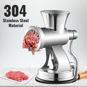 Brand 313039175190 Molinillo De Carne Moler Molino Picadora Manual Acero Inoxidable Para Embutidos