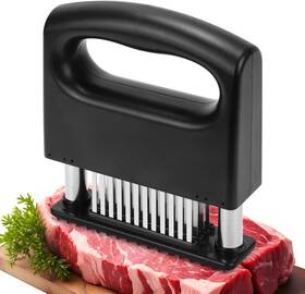 Tender-48 Brand Auptim Meat Tenderizer Tool Stapler With 48 Stainless Steel Ultra