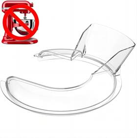 Fg2308 Brand Fgreeble Pouring Shield For Kitchenaid 4.5 5 Quart Tilt-head Stand Mixer Fits