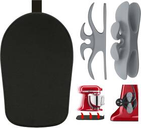 B09ztvpv9s Brand Kidot Sliding Mat For Kitchenaid Mixer With 2 Grey Kitchen Accessories