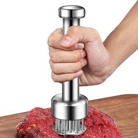 Kl0523 Brand Kloahmo Stainless Steel Meat Tenderizer Tool 21 Sharp Needles Piercing