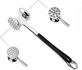 Nrc01 Brand Koweea Meat Hammer- Non-slip Handle - Double Nailed Design Comfort Texture Weight