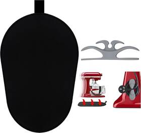 Brand Owowong 726347170250 Sliding Mat For Kitchenaid Mixer 5-8 Quart Grey Kitchen Accessory