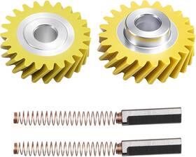 Rhw10112253 Brand Ruhualife 2 Pcs Mixer Worm Gears And Carbon Brushes Compatible With Whirlpool