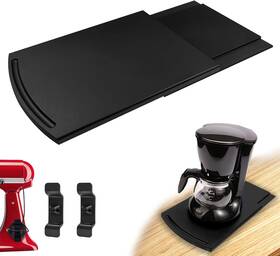 Nk-001-1tray-2-1 Brand Spnkmjuj Sliding Tray For Coffee Maker Kitchen Appliance Moving Caddy 1 Pack