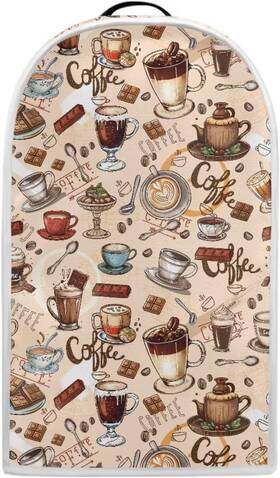 Yuv-ai109cz43-35 Brand Yuvamagimo Coffee Design Blender Dust Cover Anti Fingerprint Polyester