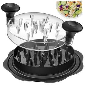 Csh-g-19041 Branded Chicken Shredder Tool 10 Inch Pro Meat Grinder Shredding Non Slip Bowl Handle Black