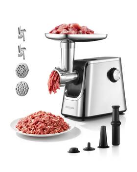 Brisdoom Mg5023c-n Meat Grinder Electric 3000w Max With High-efficiency Copper Motor Auto-rever