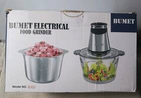 Bumet B302 Electric Food Grinder Chopper 2 Speeds Mode Model No