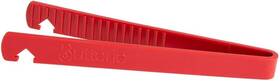 Butterie 853969006176 Toaster Tongs With Oven Rack Hook Red