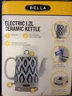 Bx-1z80-egap Bella Cordless Electric Ceramic Hot Water Tea Kettle Blue White