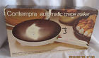 C-100 Contempra Vintage Contemmpra Automatic Crepe Maker Model Mib