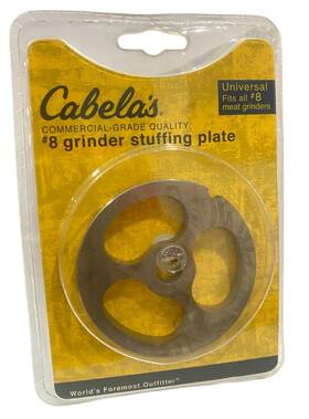 Cabela S 858190005592 Cabelas Commercial-grade Sausage Stuffing Plate #8 Meat Grinders Part