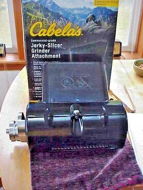 541418 Cabelas Commercial Grade Grinder Jerky Slicer Attachment