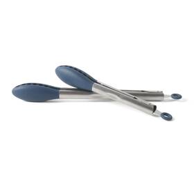 Calphalon 150187.02 Kitchen Tong Set 2-pack Navy Blue With Silicone Edge -
