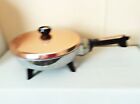 Cat.no.16c100 16c100 Electric Skillet Ge W Copper Lid And Chrome Outside